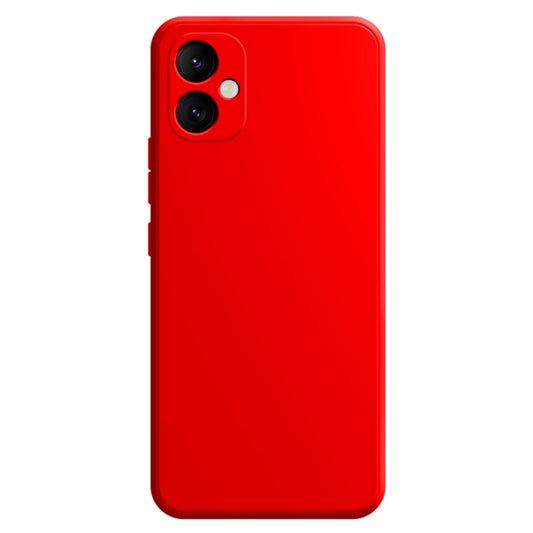 For Samsung Galaxy A05 Imitation Liquid Silicone Phone Case(Red) - Galaxy Phone Cases by buy2fix | Online Shopping UK | buy2fix