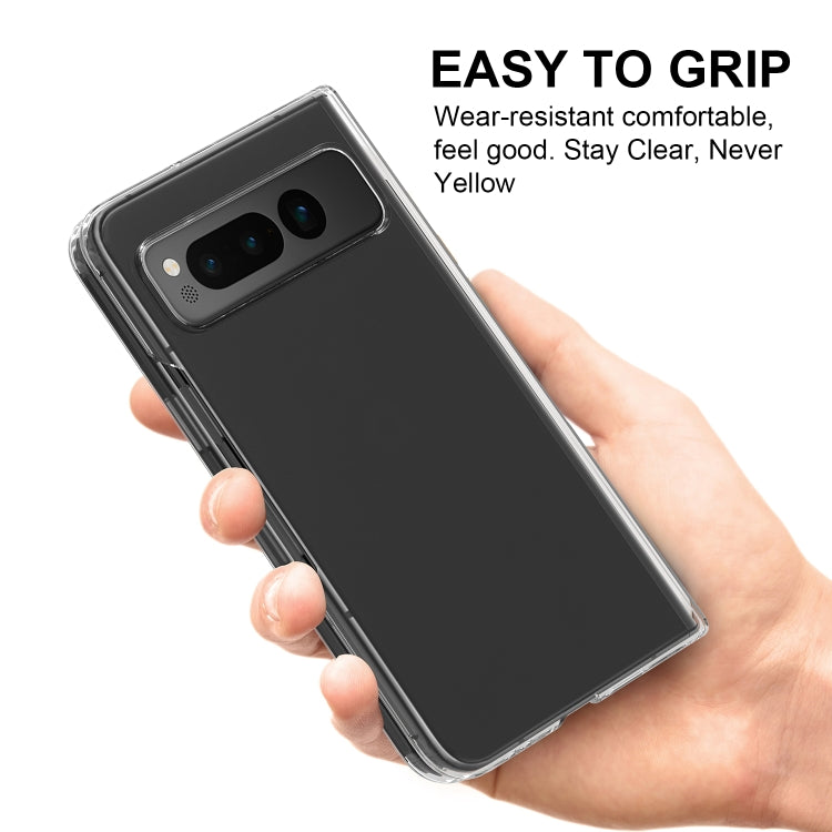 For Google Pixel Fold Scratchproof PC Transparent Phone Case - Google Cases by buy2fix | Online Shopping UK | buy2fix