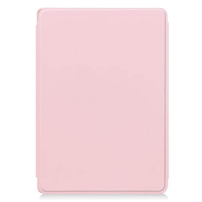 For Lenovo Tab M11/Xiaoxin Pad 11 2024 360 Rotation Transparent Smart Leather Case(Pink) - Lenovo by buy2fix | Online Shopping UK | buy2fix