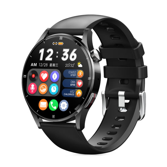 DM14 1.32 inch BT5.2 Smart Sport Watch, Support Bluetooth Call / Sleep / Blood Oxygen / Temperature / Heart Rate / Blood Pressure Health Monitor(Black) - Smart Watches by buy2fix | Online Shopping UK | buy2fix