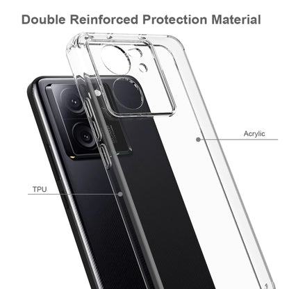 For Xiaomi 13T / 13T Pro / Redmi K60 Ultra Scratchproof Acrylic TPU Phone Case(Transparent) - Redmi K60 Ultra Cases by buy2fix | Online Shopping UK | buy2fix