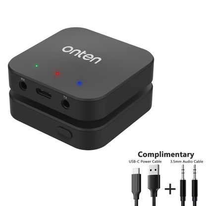 ONTEN OTN-BT102 2 in 1 Wireless Bluetooth Audio Receiving / Transmit Adapter - Audio Receiver Transmitter by Onten | Online Shopping UK | buy2fix