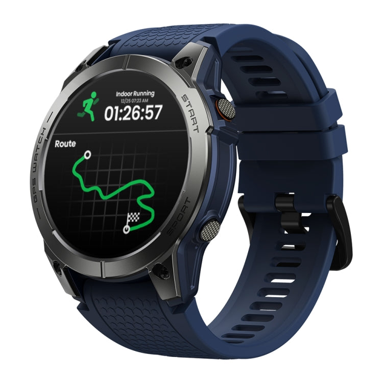 Zeblaze Stratos 3 Pro 1.43 inch AMOLED Screen Sports Smart Watch Support Bluethooth Call(Blue) - Smart Watches by Zeblaze | Online Shopping UK | buy2fix
