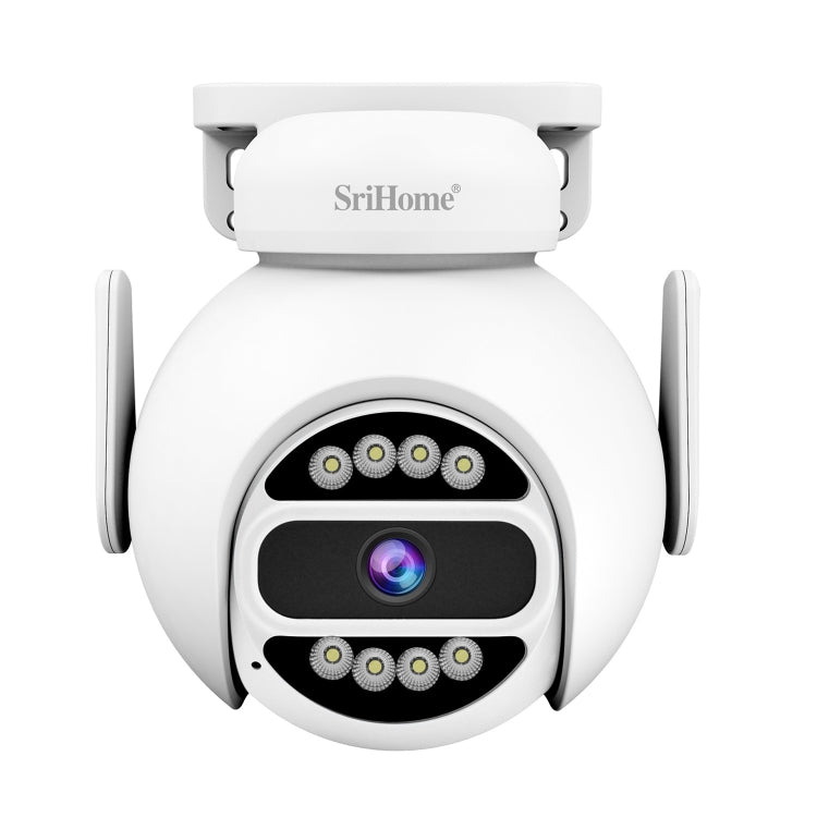 SriHome SH047 4MP IP66 Waterproof Motion Detection Night Vision WiFi HD Camera(EU Plug) - Wireless Camera by SriHome | Online Shopping UK | buy2fix