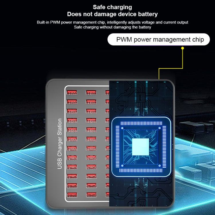 YFY-A78 300W 60 Ports USB Smart Charging Station(EU Plug) - Multifunction Charger by buy2fix | Online Shopping UK | buy2fix