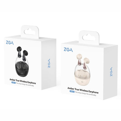 ZGA GS11 Amber True Wireless Bluetooth Earphone(Beige) - Bluetooth Earphone by ZGA | Online Shopping UK | buy2fix