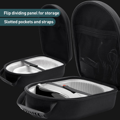 For Apple Vision Pro EVA Cloth Velvet Handle Waterproof Host Storage Bag(Black) - VR Accessories by buy2fix | Online Shopping UK | buy2fix