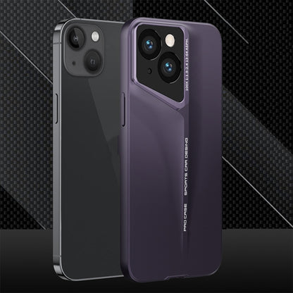 For iPhone 15 GKK Blade Ultra-thin Full Coverage Phone Case(Purple) - iPhone 15 Cases by GKK | Online Shopping UK | buy2fix