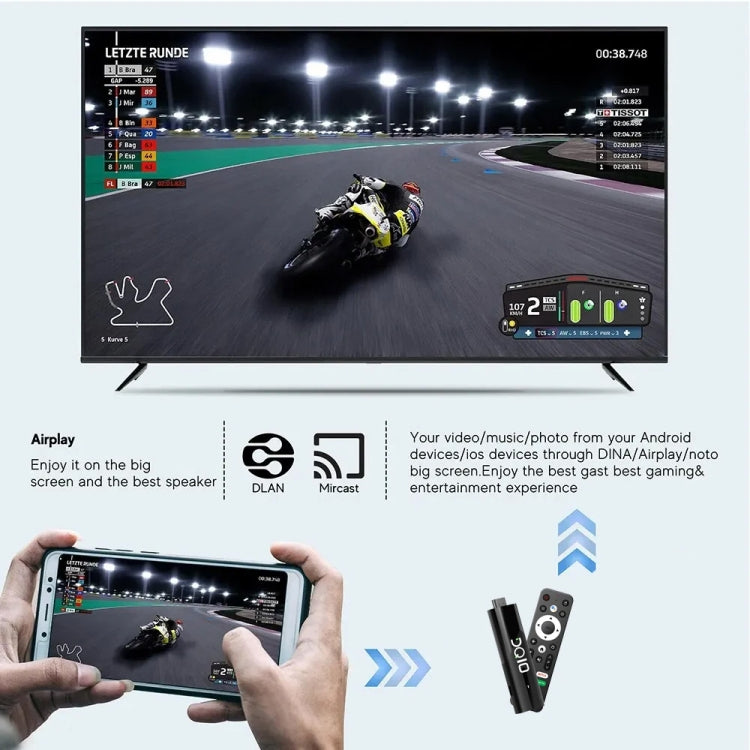 LEMFO DQ10 Allwinner H618 Quad Core ARM Cortex A53 8K HD Android TV Stick, RAM:2GB+16GB(US Plug) - Android TV Sticks by LEMFO | Online Shopping UK | buy2fix