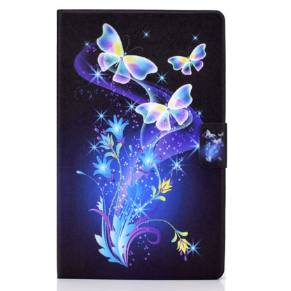 For Lenovo Tab M11 / Xiaoxin Pad 11 2024 Electric Pressed Colored Drawing Smart Leather Tablet Case(Butterflies Flower) - Lenovo by buy2fix | Online Shopping UK | buy2fix