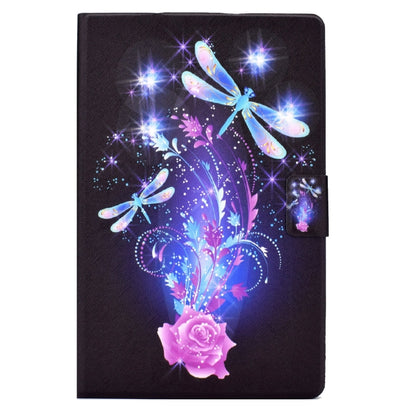 For Lenovo Tab M11 / Xiaoxin Pad 11 2024 Electric Pressed Colored Drawing Smart Leather Tablet Case(Butterfly) - Lenovo by buy2fix | Online Shopping UK | buy2fix
