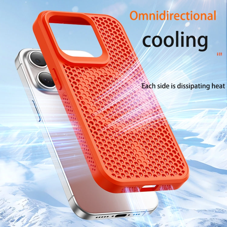 For iPhone 14 Pro MagSafe Magnetic Heat Dissipation Phone Case(Orange) - iPhone 14 Pro Cases by buy2fix | Online Shopping UK | buy2fix