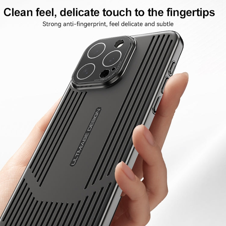 For iPhone 16 Ice Sense Heat Dissipation Electroplating Frosted Phone Case(Dark Blue) - iPhone 16 Cases by buy2fix | Online Shopping UK | buy2fix