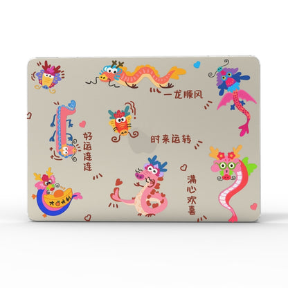 For MacBook Pro 15.4 A1707 / A1990 UV Printed Pattern Laptop Frosted Protective Case(DDC-1683) - MacBook Pro Cases by buy2fix | Online Shopping UK | buy2fix