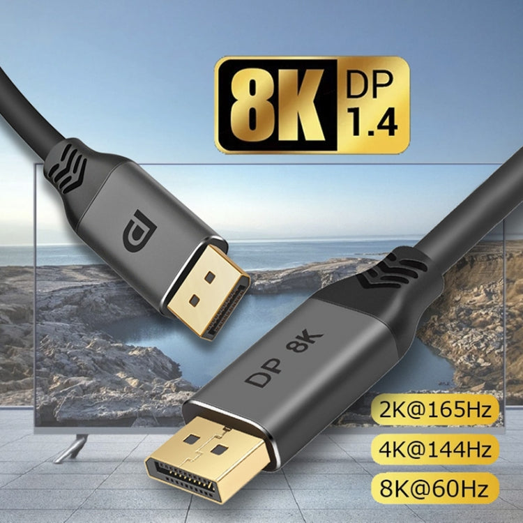DisplayPort 1.4 Male to Male 8K HDR 60Hz 32.4Gbps Connection Cable, Cable Length:2m -  by buy2fix | Online Shopping UK | buy2fix