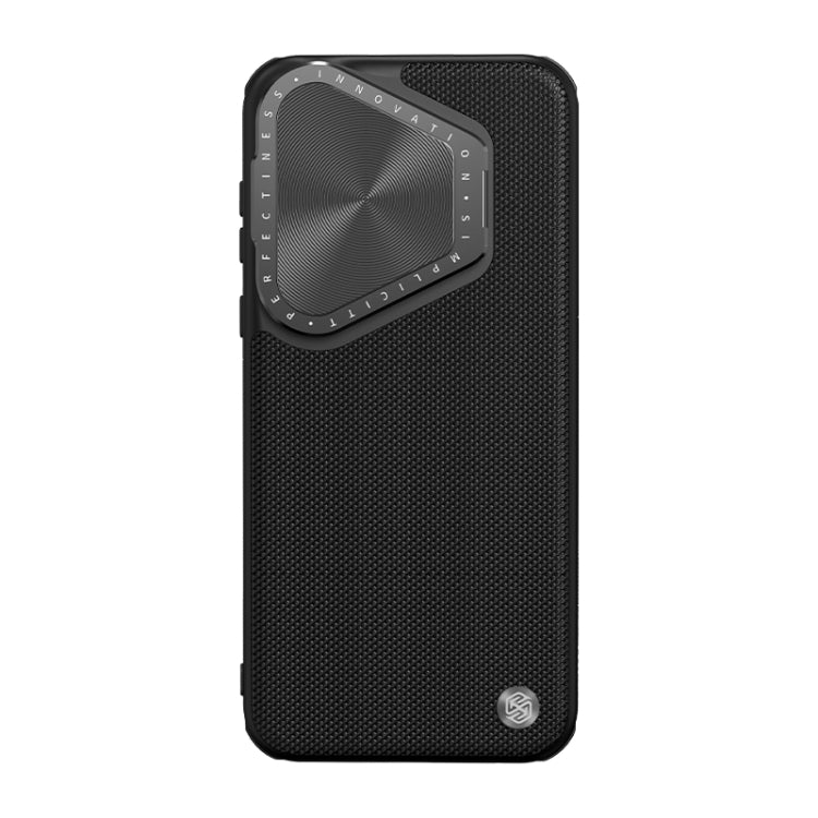 For Huawei Pura 70 Pro/70 Pro+ NILLKIN Textured Prop Magnetic Lens Protection Holder Nylon Phone Case(Black) - Huawei Cases by NILLKIN | Online Shopping UK | buy2fix