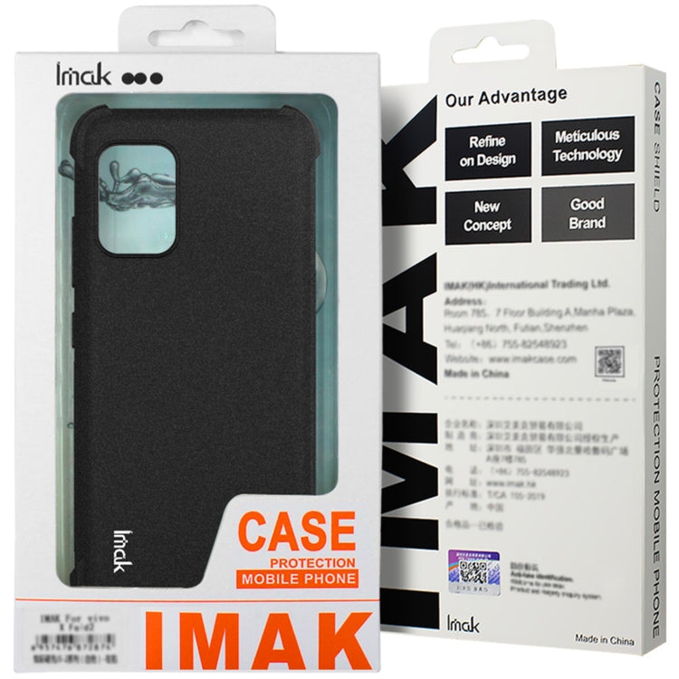 For Motorola Edge 50 Pro imak Shockproof Airbag TPU Phone Case(Matte Green) - Motorola Cases by imak | Online Shopping UK | buy2fix