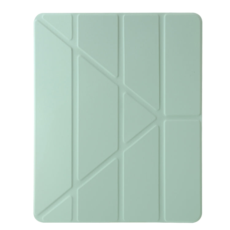 For iPad Air 11 2024 Clear Acrylic Deformation Leather Tablet Case(Green) - iPad Air 11 2024 Cases by buy2fix | Online Shopping UK | buy2fix