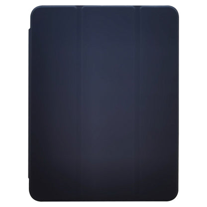 For iPad Pro 11 2024 3-folding Electric Pressed Skin Texture Leather Tablet Case(Black) - iPad Pro 11 2024 Cases by buy2fix | Online Shopping UK | buy2fix