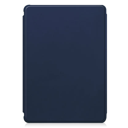 For iPad Air 11 2024 Transparent Rotation Smart Leather Tablet Case(Dark Blue) - iPad Air 11 2024 Cases by buy2fix | Online Shopping UK | buy2fix