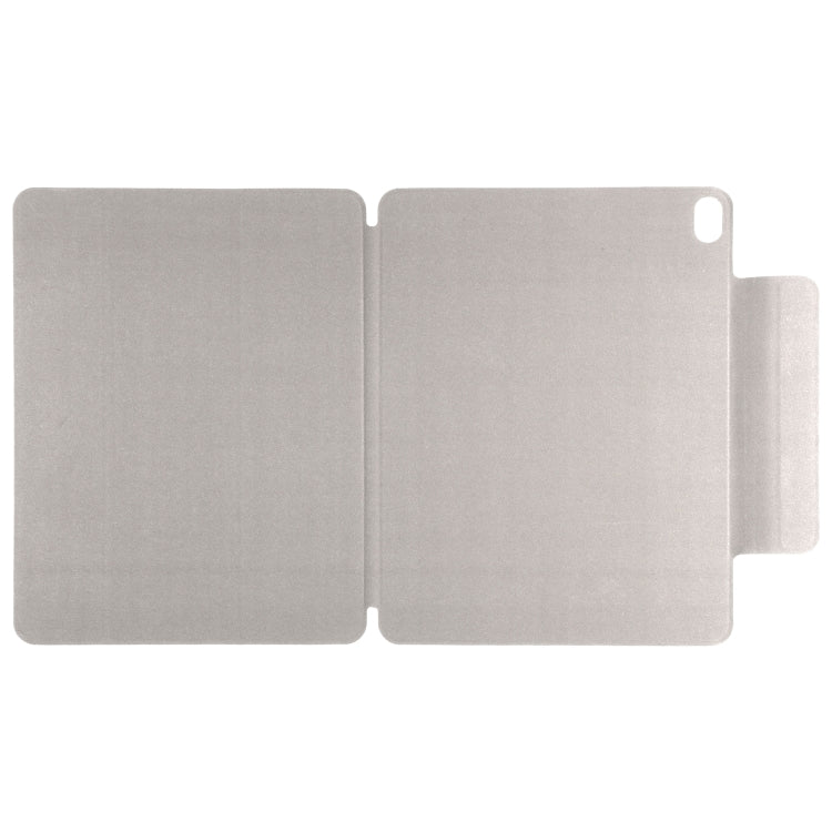 For iPad Air 13 2025 / 2024 Double-sided Clip Fixed Buckle Magnetic PU Leather Smart Tablet Case(Grey) - iPad Air 13 2025 / 2024 Cases by buy2fix | Online Shopping UK | buy2fix