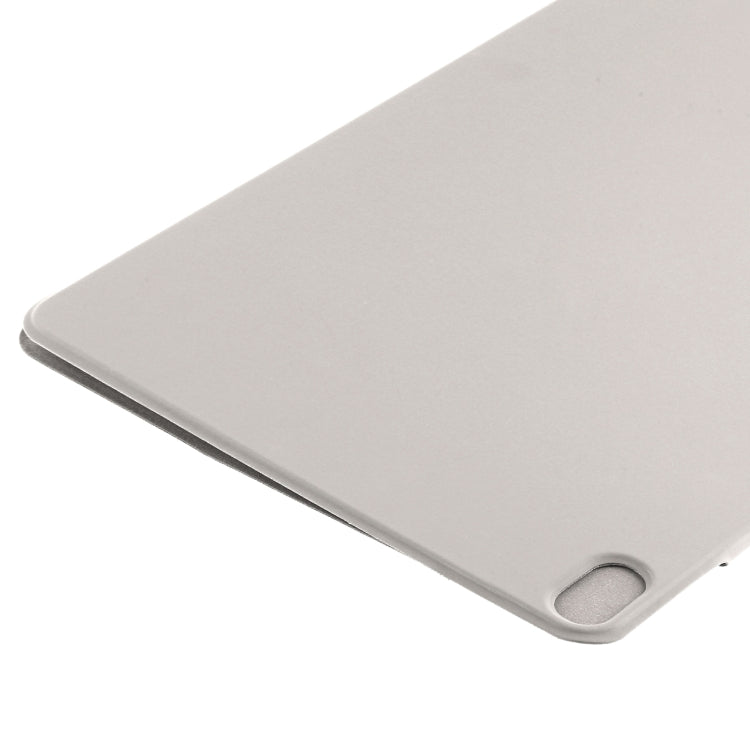 For iPad Air 13 2025 / 2024 Double-sided Clip Fixed Buckle Magnetic PU Leather Smart Tablet Case(Grey) - iPad Air 13 2025 / 2024 Cases by buy2fix | Online Shopping UK | buy2fix