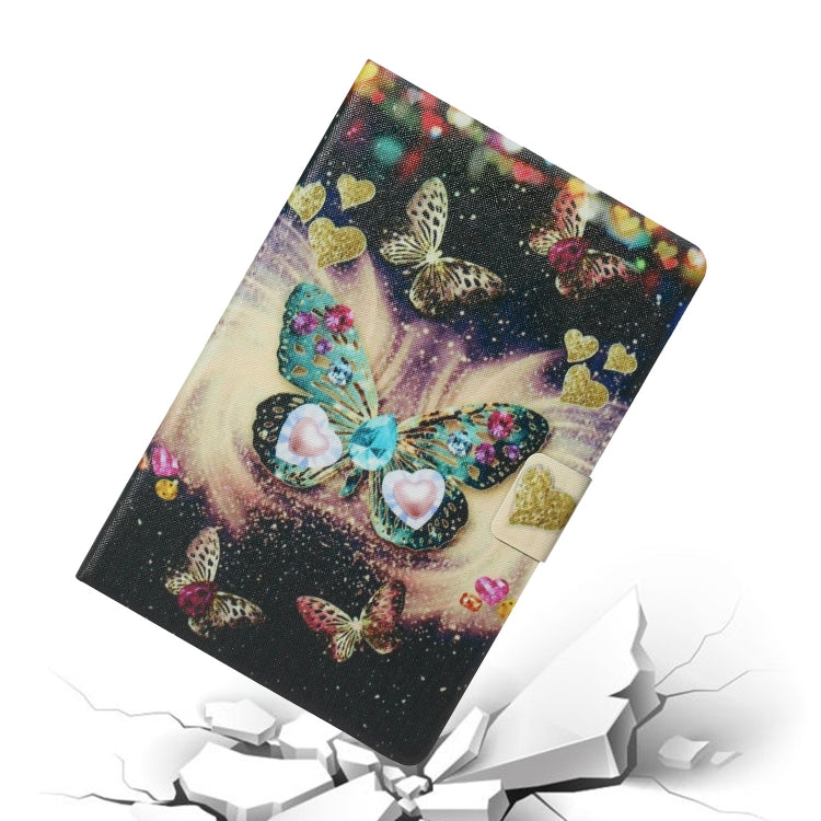 For iPad Pro 11 2024 Voltage Coloured Drawing Smart Leather Tablet Case(Butterflies) - iPad Pro 11 2024 Cases by buy2fix | Online Shopping UK | buy2fix