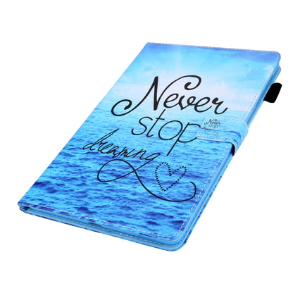 For iPad Pro 11 2024 Colored Drawing Leather Smart Tablet Case(Never Stop) - iPad Pro 11 2024 Cases by buy2fix | Online Shopping UK | buy2fix