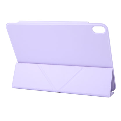 For iPad Air 13 2024 Y-Shape Double-sided Clip Magnetic Smart Tablet Case(Purple) - iPad Air 13 2024 Cases by buy2fix | Online Shopping UK | buy2fix