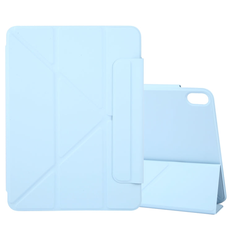 For iPad Air 13 2024 Y-Shape Double-sided Clip Magnetic Smart Tablet Case(Blue) - iPad Air 13 2024 Cases by buy2fix | Online Shopping UK | buy2fix