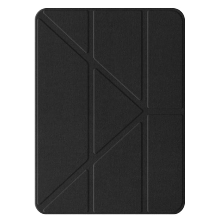 For iPad Air 11 2024 / Air 2022 10.9 Mutural Multi-fold Smart Leather Tablet Case(Black) - iPad Air 11 2024 Cases by Mutural | Online Shopping UK | buy2fix