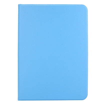 For iPad Pro 11 2024 Stretch Voltage Plain Leather Smart Tablet Case(Light Blue) - iPad Pro 11 2024 Cases by buy2fix | Online Shopping UK | buy2fix