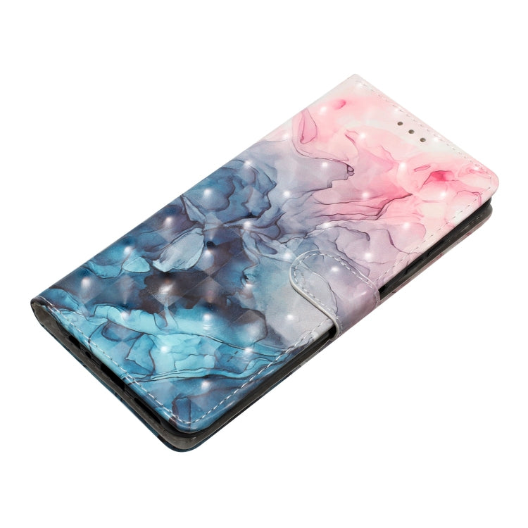 For iPhone 16 Pro Max 3D Pattern Leather Phone Case(3D Pink Blue Marble) - iPhone 16 Pro Max Cases by buy2fix | Online Shopping UK | buy2fix