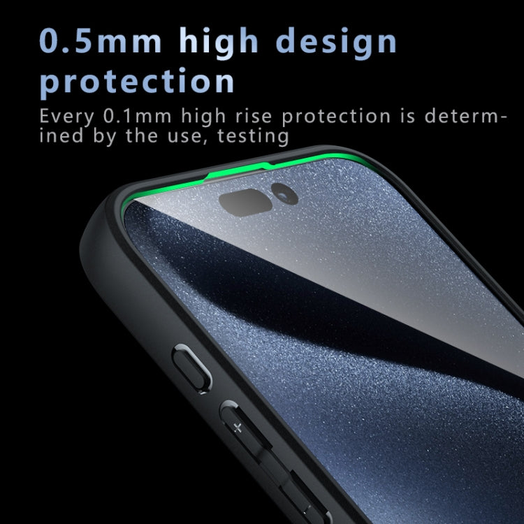 For iPhone 16 Pro Max Armor Precise Hole PC Hybrid TPU Phone Case(Transparent) - iPhone 16 Pro Max Cases by buy2fix | Online Shopping UK | buy2fix