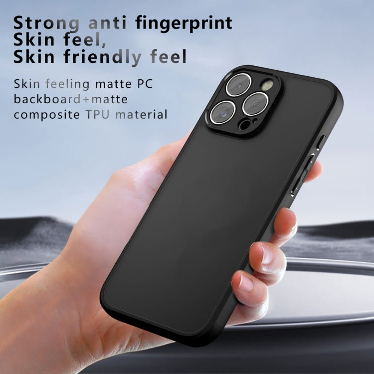 For iPhone 16 Plus Armor Precise Hole PC Hybrid TPU Phone Case(Transparent) - iPhone 16 Plus Cases by buy2fix | Online Shopping UK | buy2fix