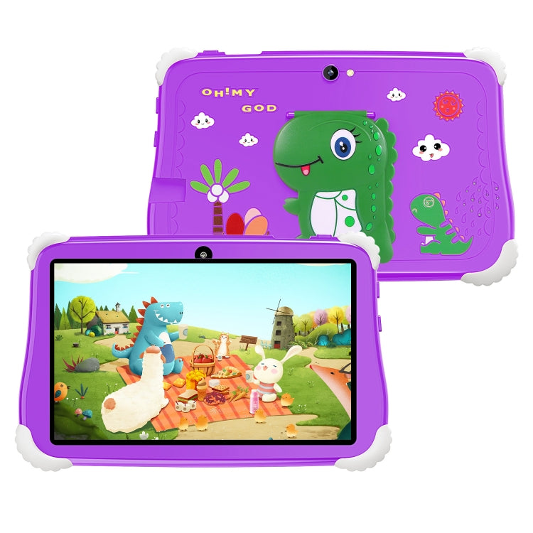 C75 Dinosaur 7 inch WiFi Kids Tablet PC, 2GB+16GB, Android 7.0 MT6735 Octa Core CPU(Purple) -  by buy2fix | Online Shopping UK | buy2fix