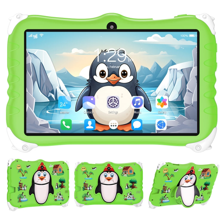 Penguin 7 inch WiFi Kids Tablet PC, 2GB+16GB, Android 7.0 MT6735 Octa Core CPU(Green) -  by buy2fix | Online Shopping UK | buy2fix