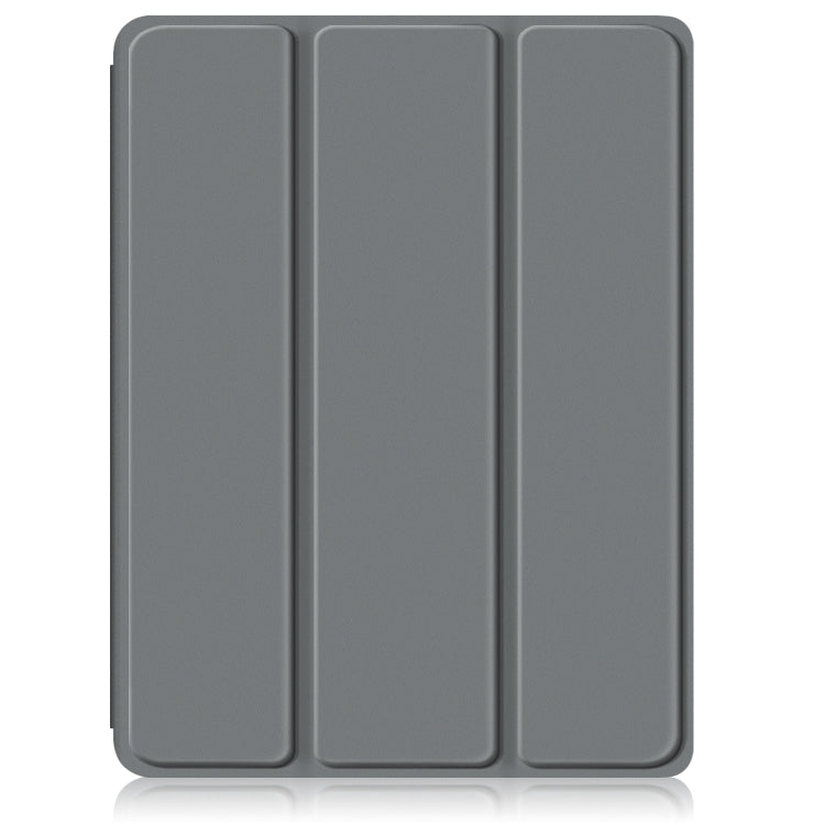 For iPad Pro 11 2024 Acrylic 3-Fold Smart Leather Tablet Case(Grey) - iPad Pro 11 2024 Cases by buy2fix | Online Shopping UK | buy2fix