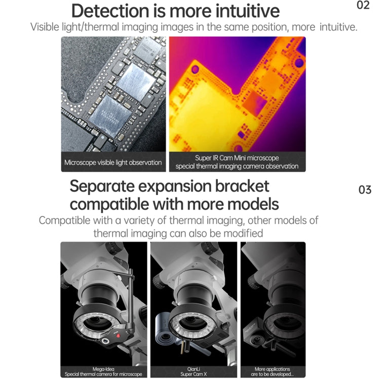 Mega-Idea Super IR Cam Mini Microscope Thermal Imager - Test Tools by buy2fix | Online Shopping UK | buy2fix