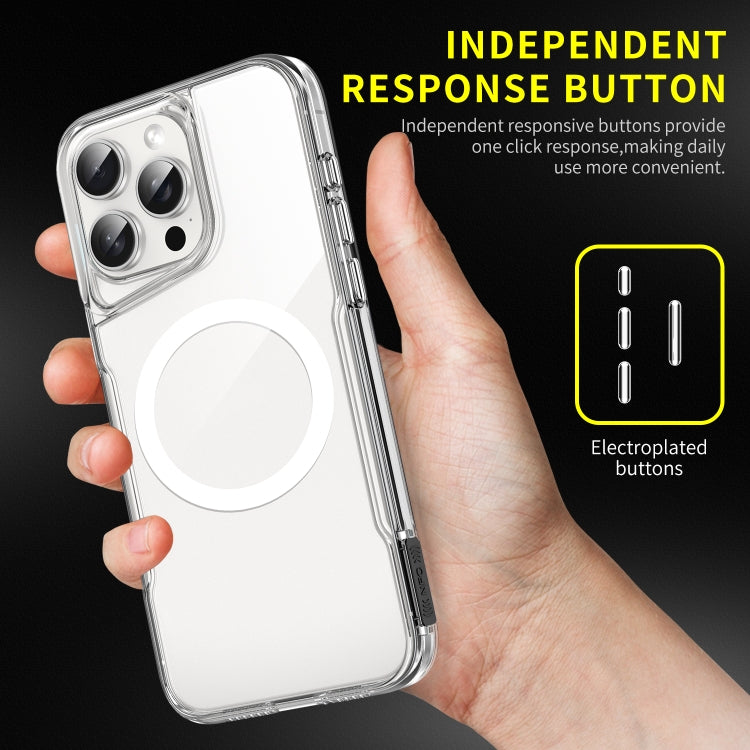 For iPhone 16 Plus MagSafe Acrylic + TPU Transparent Full Coverage Phone Case - iPhone 16 Plus Cases by buy2fix | Online Shopping UK | buy2fix