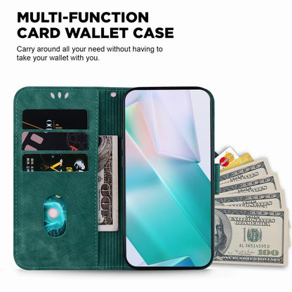 For Redmi K70 / K70 Pro Little Tiger Embossed Leather Phone Case(Green) - K70 Cases by buy2fix | Online Shopping UK | buy2fix