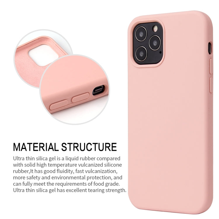 For iPhone 16 Pro Liquid Silicone Phone Case(Sand Pink) - iPhone 16 Pro Cases by buy2fix | Online Shopping UK | buy2fix