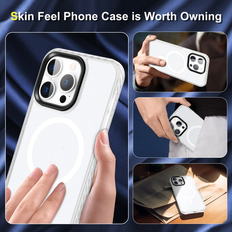 For iPhone 11 Skin Feel Airbag Shockproof MagSafe Phone Case(Transparent) - iPhone 11 Cases by buy2fix | Online Shopping UK | buy2fix