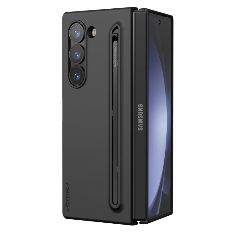 For Samsung Galaxy Z Fold6 5G NILLKIN Flex Pure PC + Liquid Silicone Phone Case with S Pen(Black) - Galaxy Z Fold6 5G Cases by NILLKIN | Online Shopping UK | buy2fix