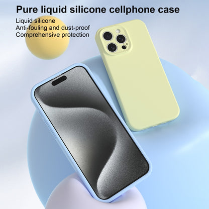 For iPhone 16 Precise Hole Liquid Silicone Jelly Color Full Coverage Phone Case(Brilliant Pink) - iPhone 16 Cases by buy2fix | Online Shopping UK | buy2fix