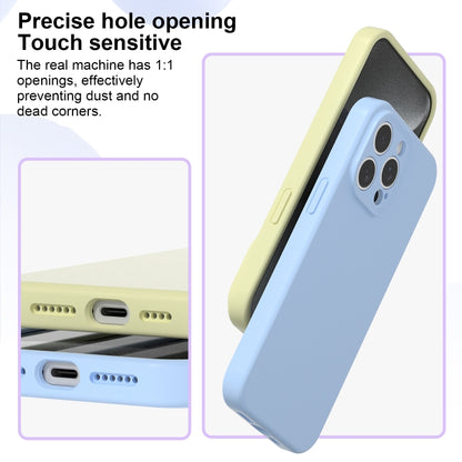 For iPhone 16 Pro Precise Hole Liquid Silicone Jelly Color Full Coverage Phone Case(Midnight Blue) - iPhone 16 Pro Cases by buy2fix | Online Shopping UK | buy2fix