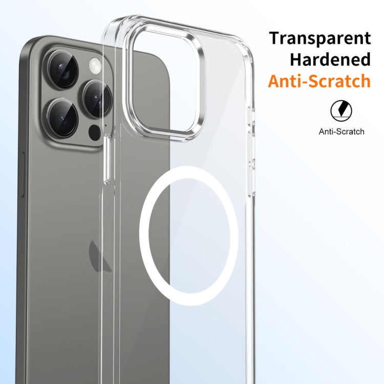 For iPhone 16 Pro Ice Feel HD Transparent MagSafe PC Full Coverage Phone Case(White) - iPhone 16 Pro Cases by buy2fix | Online Shopping UK | buy2fix