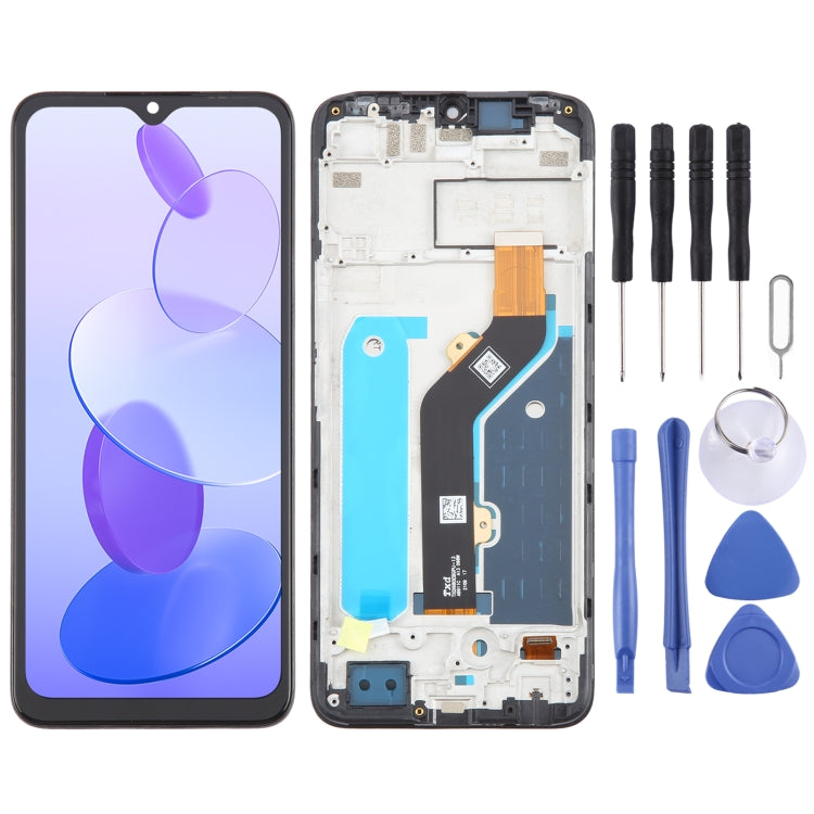 For Infinix Smart 6 Plus LCD Screen Digitizer Full Assembly With Frame - LCD Screen by buy2fix | Online Shopping UK | buy2fix