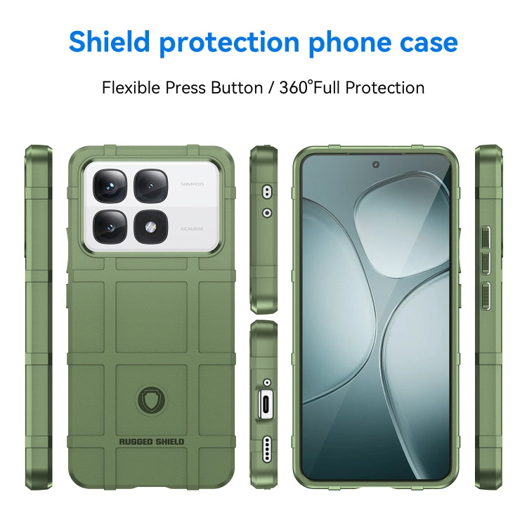 For Redmi K70 Ultra Full Coverage Shockproof TPU Phone Case(Green) - Xiaomi Cases by buy2fix | Online Shopping UK | buy2fix