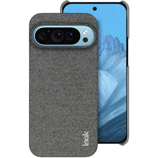 For Google Pixel 9 Pro XL imak Ruiyi Series Cloth Texture PU + PC Phone Case(Dark Grey) - Google Cases by imak | Online Shopping UK | buy2fix